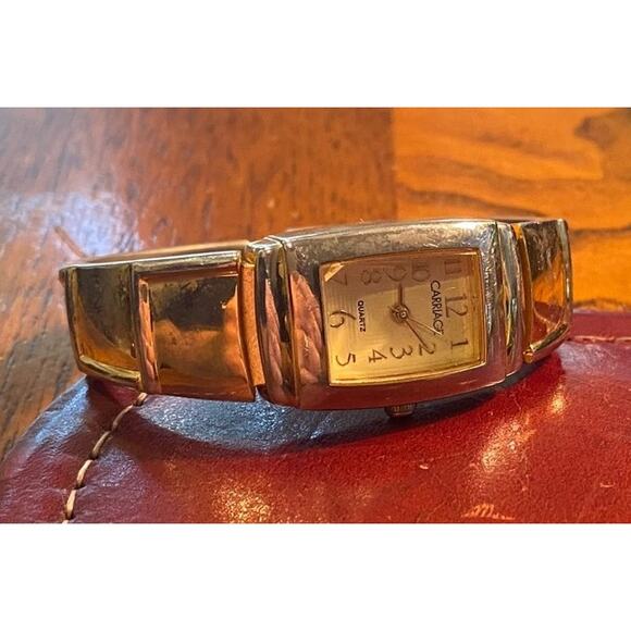 Women's Gold Tone Carriage by Timex Bangle Bracelet Watch, - Picture 1 of 3